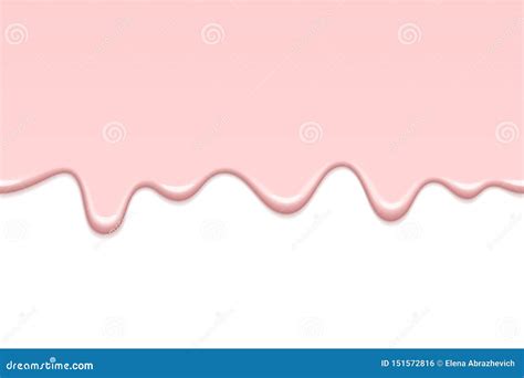 Creamy Seamless Pattern Light Pink Colored Stock Vector Illustration Of Abstract Melted
