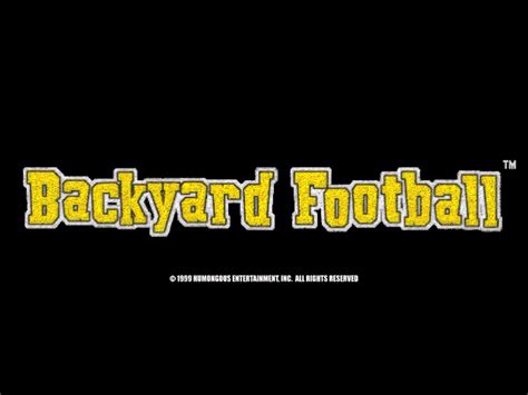 A standard football field is 120 yards long and 53 1/3 yards wide. Backyard Football | Humongous Entertainment Games Wiki ...