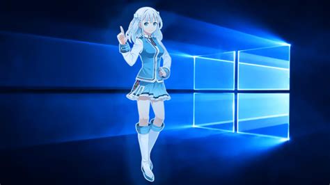 Windows 10 Anime Mascot