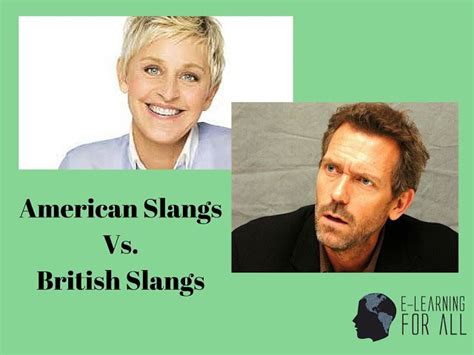 Learn English American Slangs Vs British Slangs Aprender Inglés