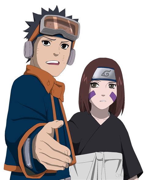 Obito E Rin 654 Lineart Colored By Dennisstelly On Deviantart Rin