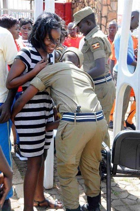 Photos Of Ugandan Police Searches Womens Breasts And Private Parts