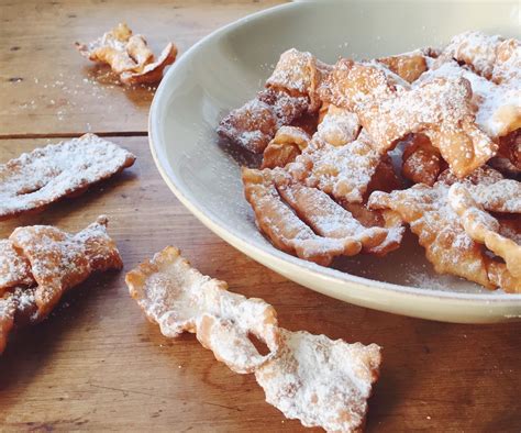 Chiacchiere Fried Pastry Ribbons Domenica Cooks Sweet Dough Food