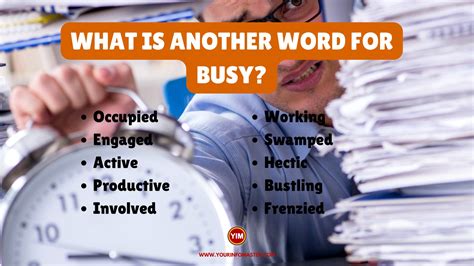 What Is Another Word For Busy Sentences Antonyms And Synonyms For