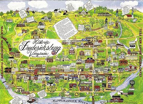 Downtown Fredericksburg Va Map Lets Explore All Us Map
