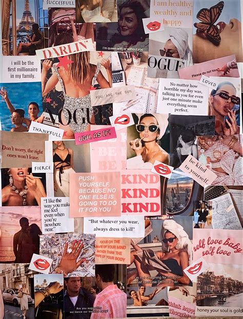Visionboard Aesthetic Vision Board Wallpaper Vision Board Collage