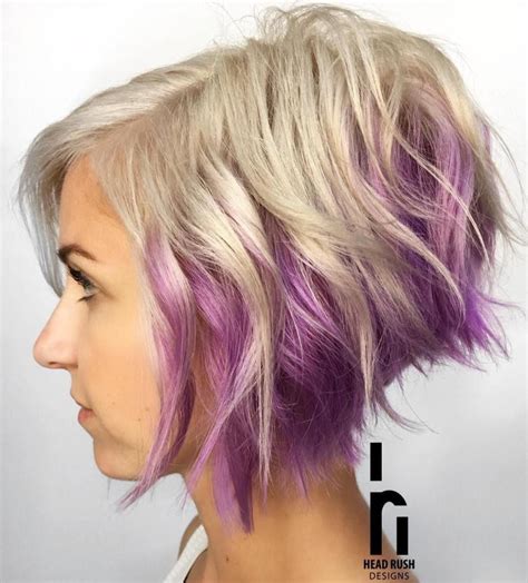 40 ideas of peek a boo highlights for any hair color peekaboo hair short wavy hair purple hair