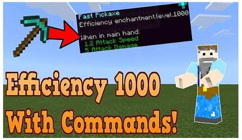 what does efficiency mean in minecraft