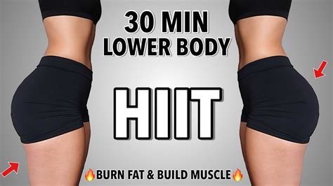 30 Min Killer Lower Body Hiit Workout Intense Leg Day No Equipment