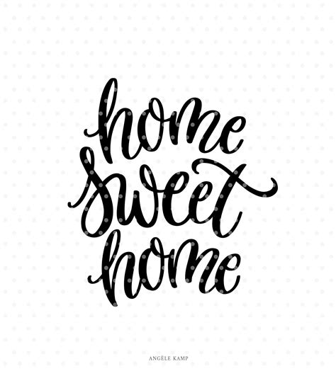 Svg Files Home Sweet Home Svg Cut Files Quote Svg Home Etsy