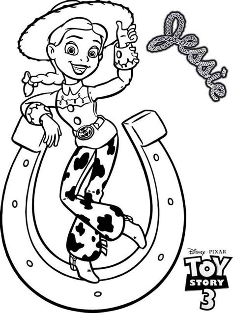 Jessie Toy Story Coloring Pages Best Coloring Pages For Kids Toy