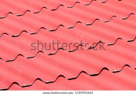 Closeup Red Roof Texture Stock Photo 1194992665 Shutterstock