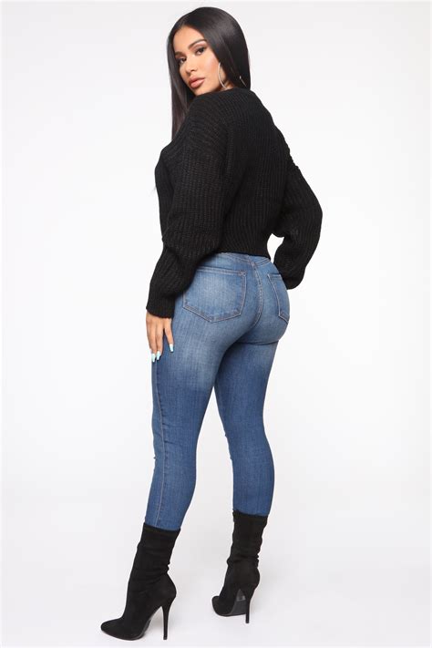 Tripped On Your Love Sweater Black Sexy Jeans Girl Fashion Sexy