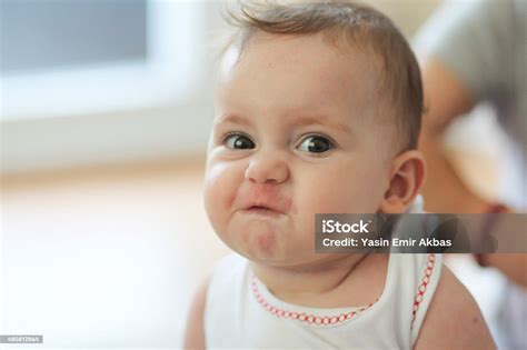 Angry Baby Face Stock Photo Download Image Now Baby Human Age