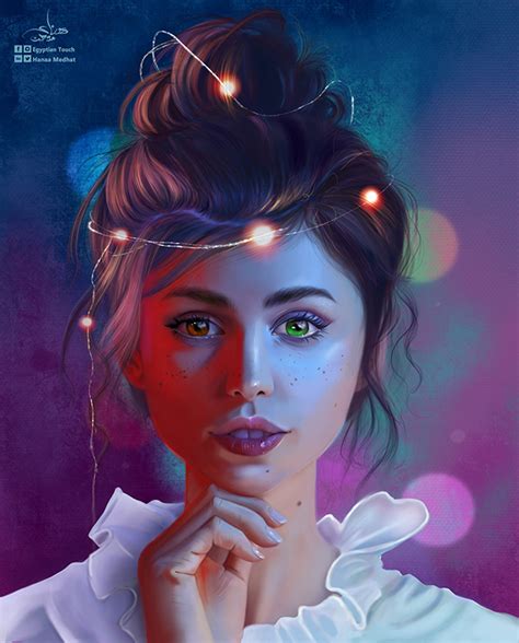 Stunning Digital Painting Illustration Art By Hanaa Medhat