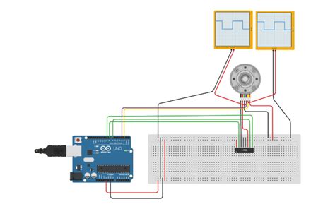 Circuit Design Dc Motor With Encoder Tinkercad