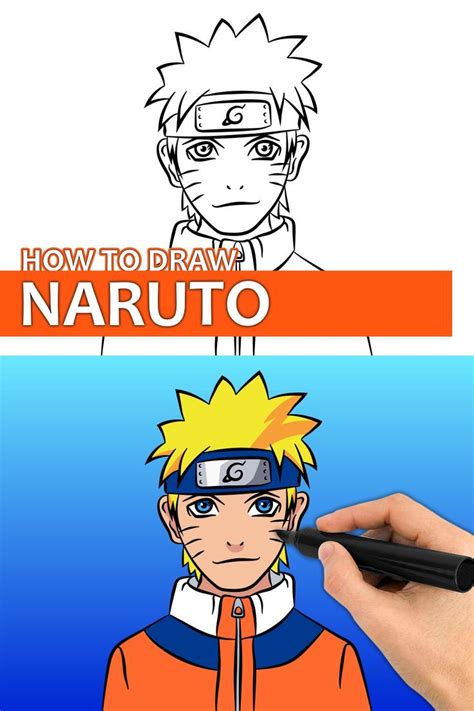 How To Draw Naruto Uzumaki Naruto Drawings Easy Drawings For Kids