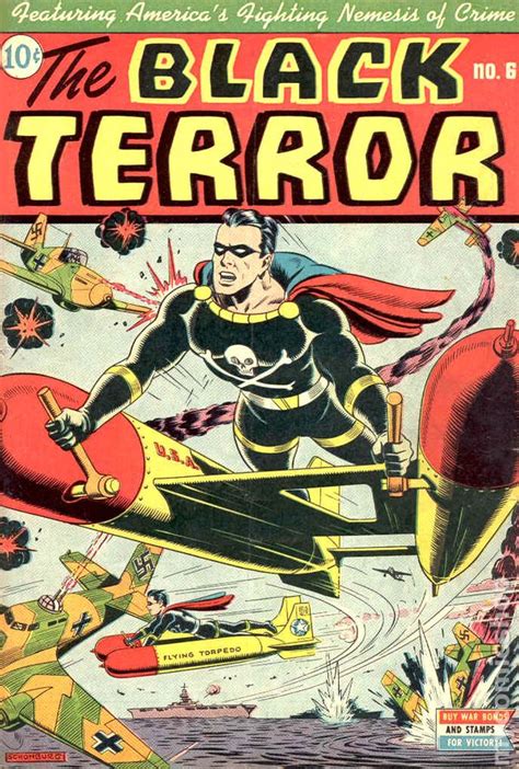 Black Terror 1942 Better Publications Comic Books