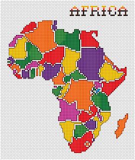 If you want to print the pattern again at a later date, there. Free Cross Stitch Patterns : Map of Africa free cross ...