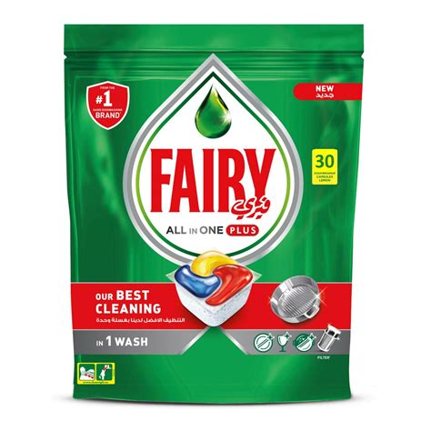Buy Fairy Platinum All In One Lemon Dishwasher Tablets 465 G × 30 Tablets Online Shop Cleaning