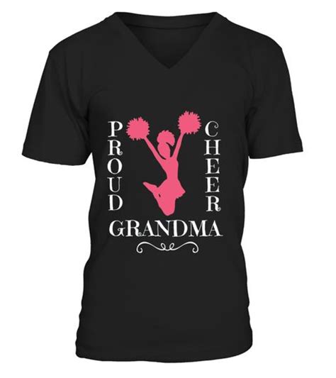 Proud Cheer Grandma Tshirt Shirts Combatsportshirts Chemise