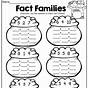 Family Facts Math Worksheets