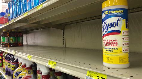 Coronavirus Shortages When Clorox Wipes And Lysol Spray Will Be Back