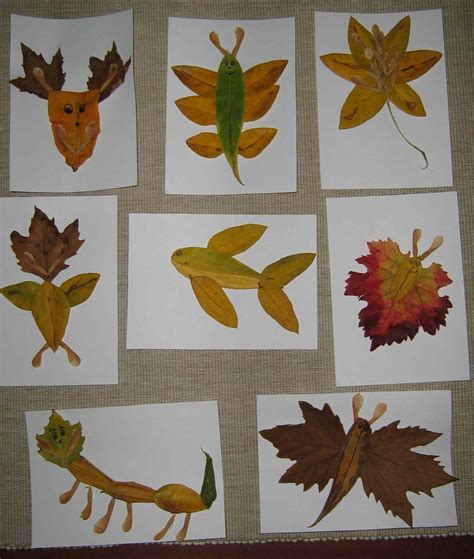 Making Pictures With Leaves Craft Repinned By Jennifer Milsaps Browning
