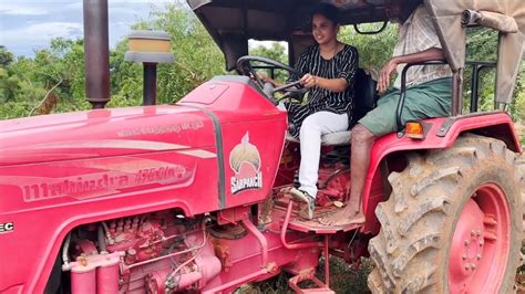 Village Girl Driving Tractor How To Drive A Tractor Tractor Driving Youtube