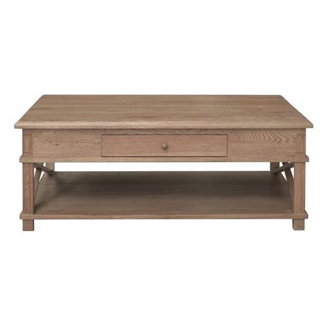 Phyllis Oak Timber Coffee Table 120cm Natural Oak By Manoir Chene