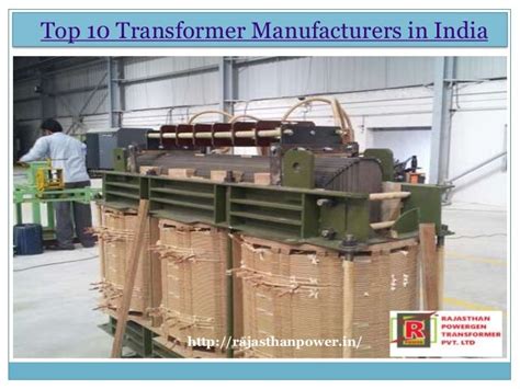 Top 10 Transformer Manufacturers In India