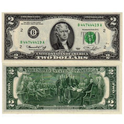 Billete Estados Unidos de América Dollars Bicentennial G Chicago p cSC Mynumi
