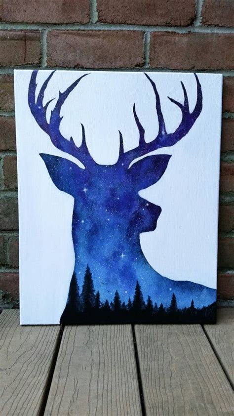 Maybe you would like to learn more about one of these? Deer art, Deer and Night sky painting on Pinterest