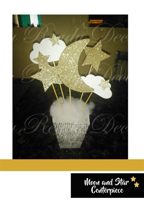 Moon And Star Centerpiece Etsy