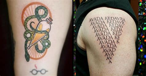 Small Harry Potter Tattoos Slytherin