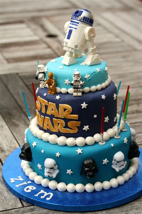 Star Wars 7  1066×1600 Píxeles Torta De Star Wars Pastel De