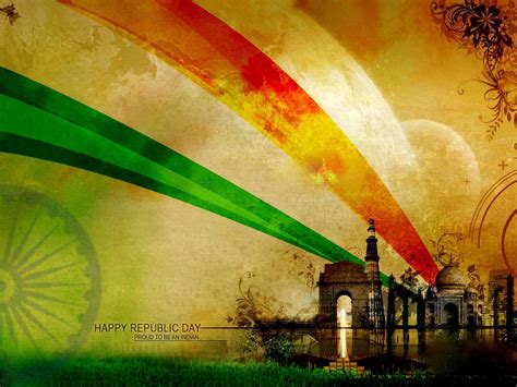 Happy Republic Day Wishes Proud To Be An Indian 26 January Hd Wallpaper