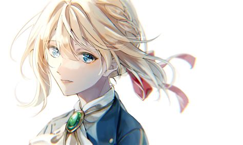 Violet Evergarden Hd Blue Eyes Violet Evergarden Character Violet