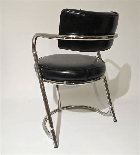 Art Deco Chrome Desk Or Arm Chair Circa 1935 At 1stdibs