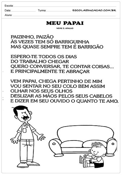 Mensagem para dia dos pais - Escola Educação