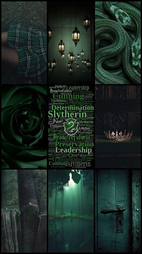 Slytherin Harry Potter Dark Green Aesthetic In Slytherin Dark
