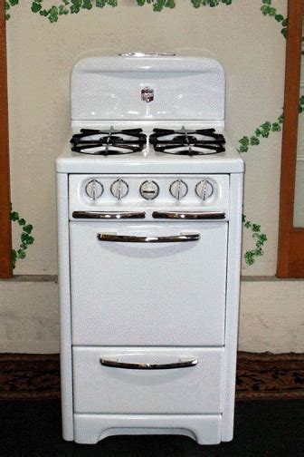Unlike gas ranges, which efficiency. 22'White Porcelain with Chrome Wedgewood Apartment Size ...