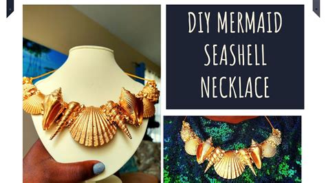 Diy Mermaid Seashell Necklace Youtube