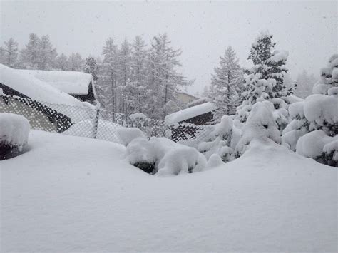 Heavy Snowfall In Alps Dolomites And Pyrenees Pila