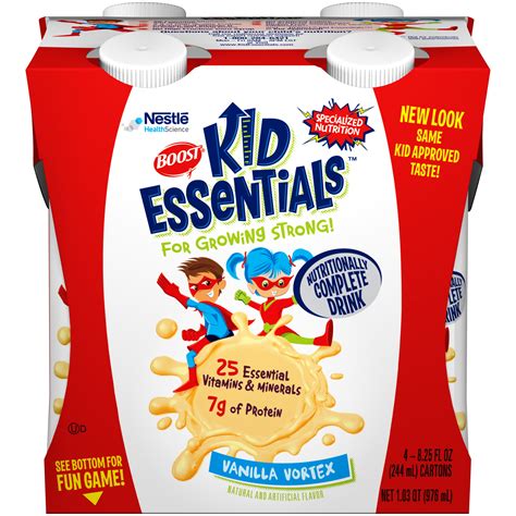 Boost Kid Essentials Balanced Nutritional Drink For Children Vanilla