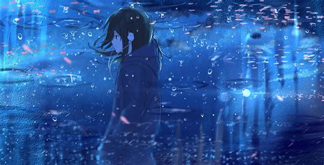Anime Girl Wallpaper In Water Anime Wallpaper Hd
