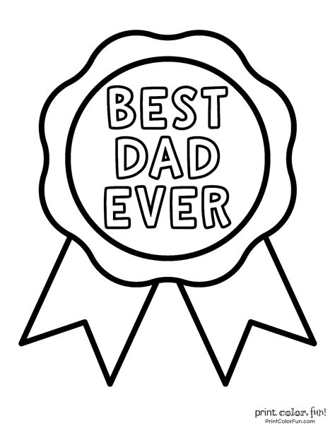 Printable Fathers Day Coloring Pages