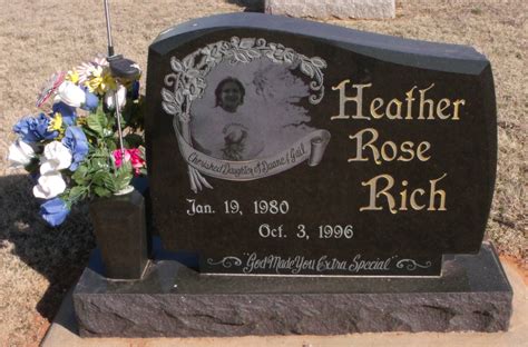 Heather Rose Rich 1980 1996 Find A Grave Memorial