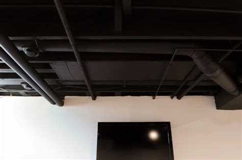 Paint An Exposed Basement Ceiling Black Diy Building Bluebird