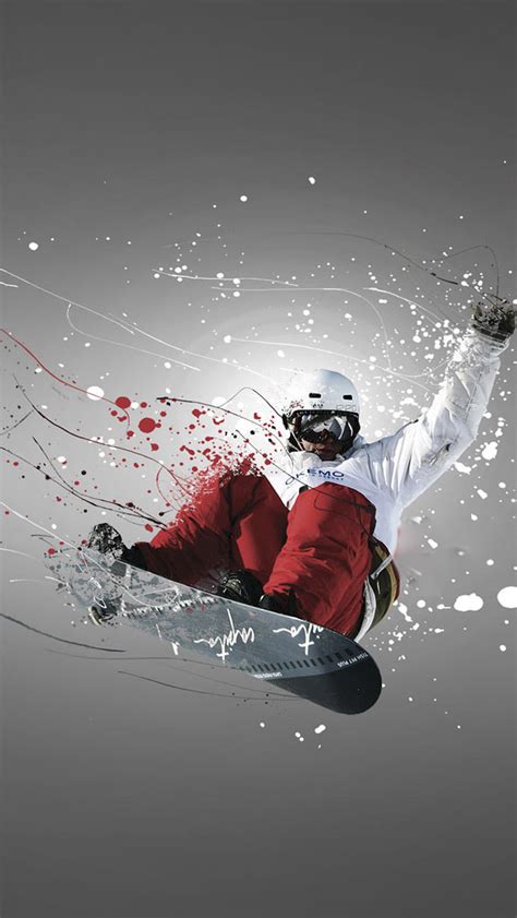 Snowboarder Sport Iphone Wallpapers Free Download